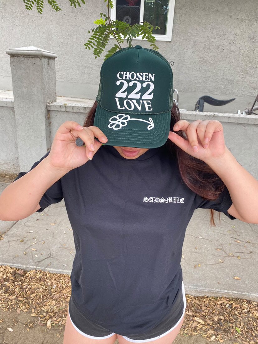SADSMILE.CO Chosen 2 Love Hat (Green)