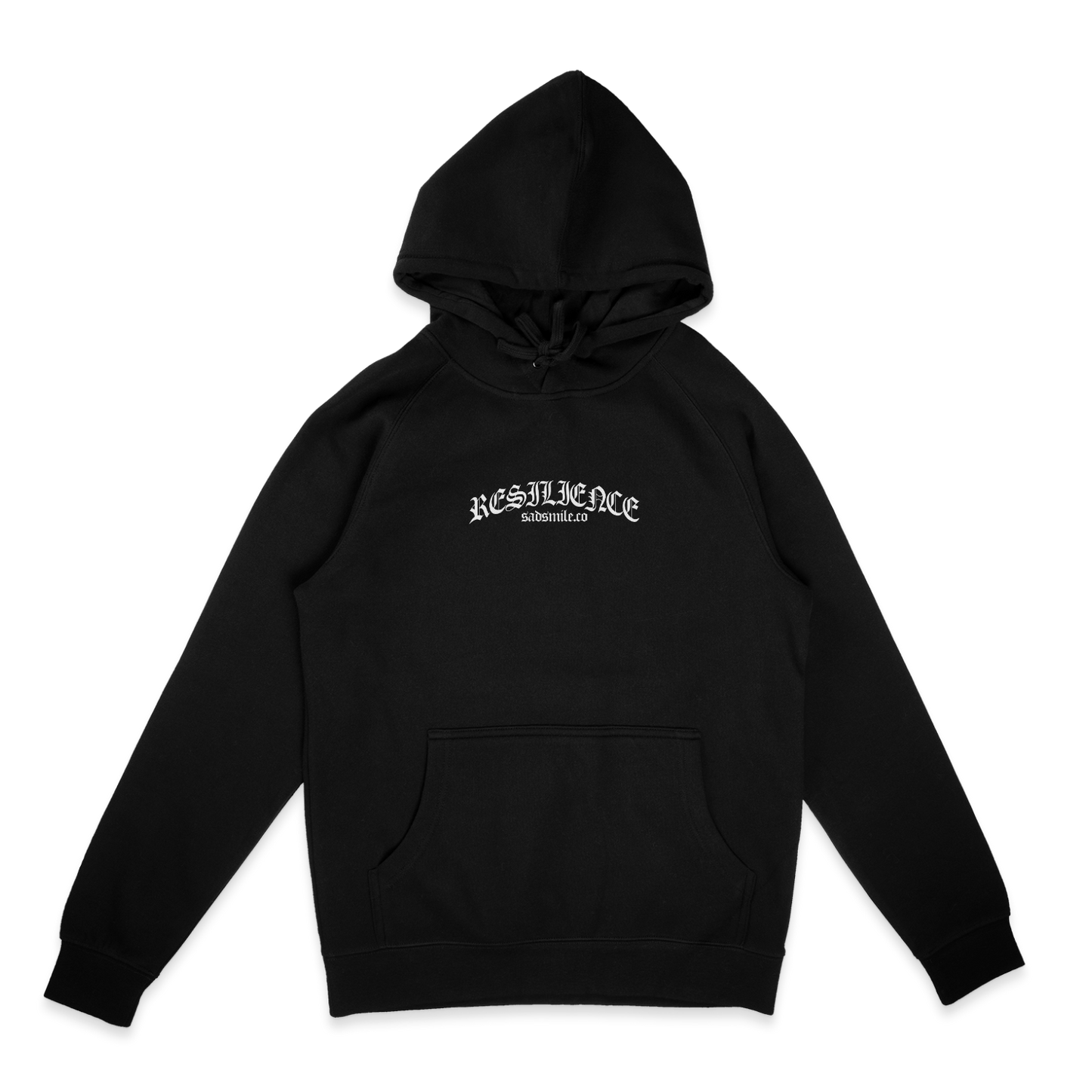 SADSMILE.CO Rise Above Hoodie (Black)