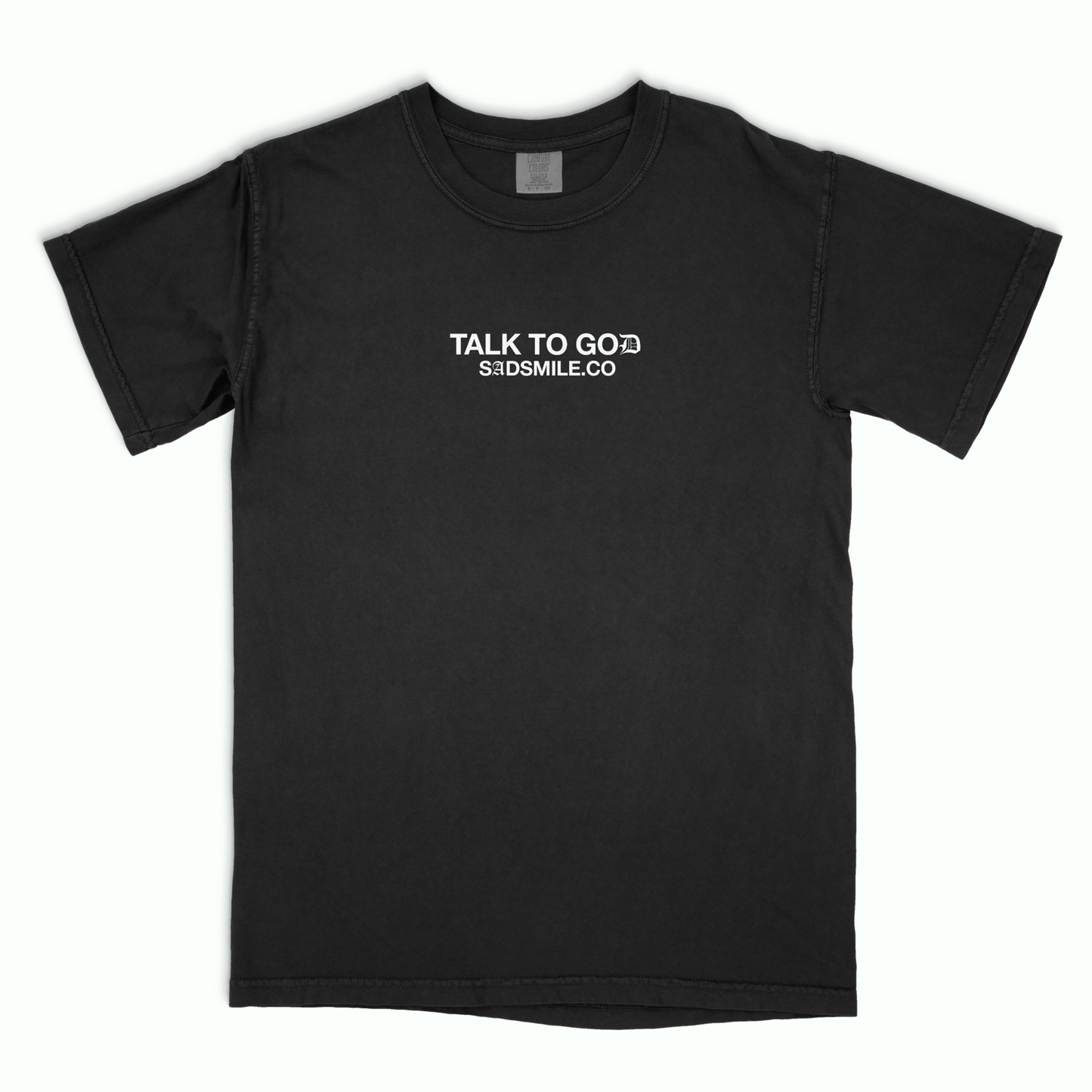 SADSMILE.CO Shirts & Tops Talk To God T-Shirt (Gray)