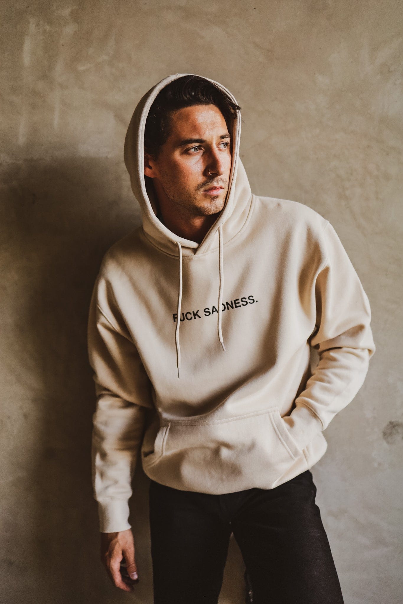 SADSMILE.CO Sweatshirt Fuck Sadness Hoodie