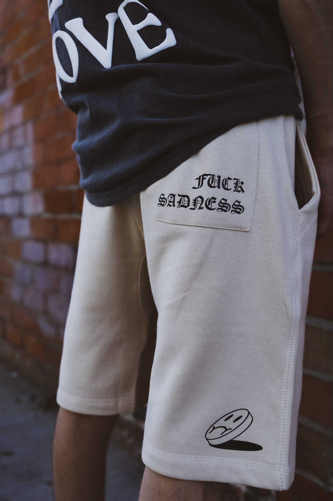 SADSMILE.CO sweatshorts SADCOIN Shorts