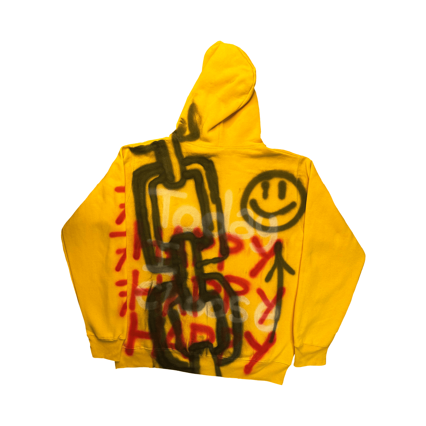 SADSMILE.CO XL 777 Hoodie 1/1 (Yellow)