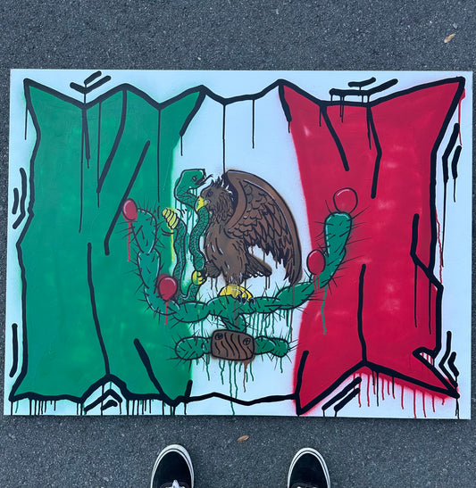 SADSMILE.CO La BANDERA Painting