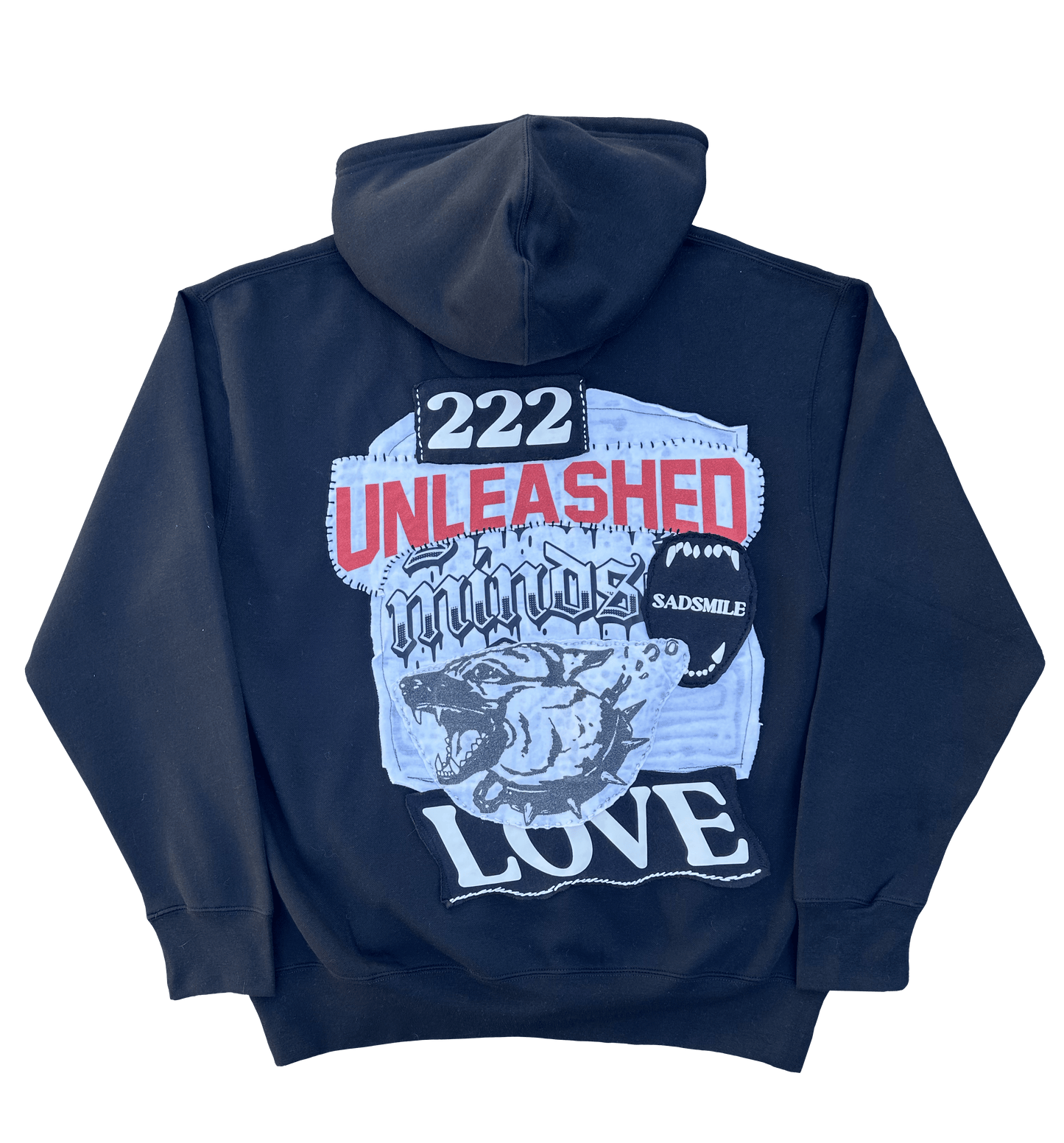 SADSMILE.CO Large Unleashed Minds 1/1 Hoodie