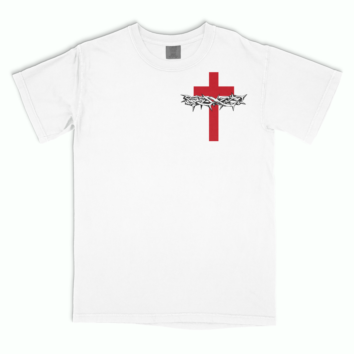 SADSMILE.CO No Temptation T-Shirt (White)