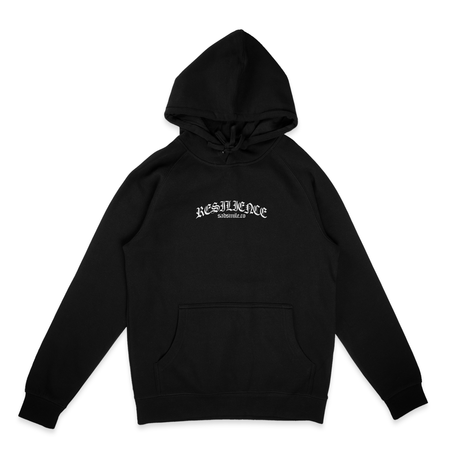 SADSMILE.CO Rise Above Hoodie (Black)