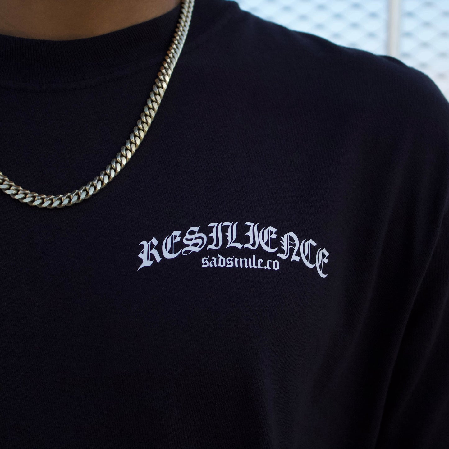 SADSMILE.CO Rise Above T-Shirt (Black)