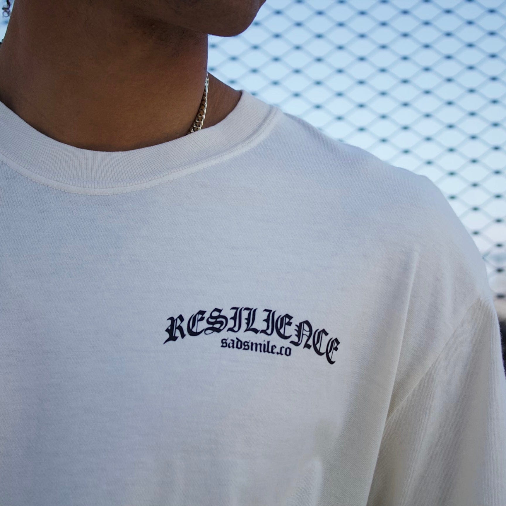 SADSMILE.CO Rise Above T-Shirt (Tan)