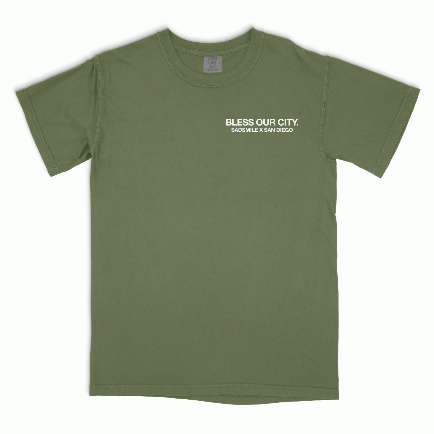 SADSMILE.CO Shirts & Tops Bless Our City T-Shirt