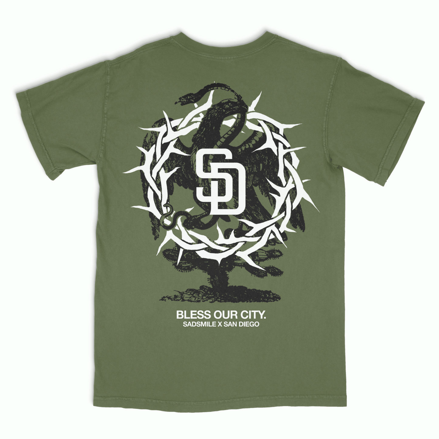 SADSMILE.CO Shirts & Tops Bless Our City T-Shirt